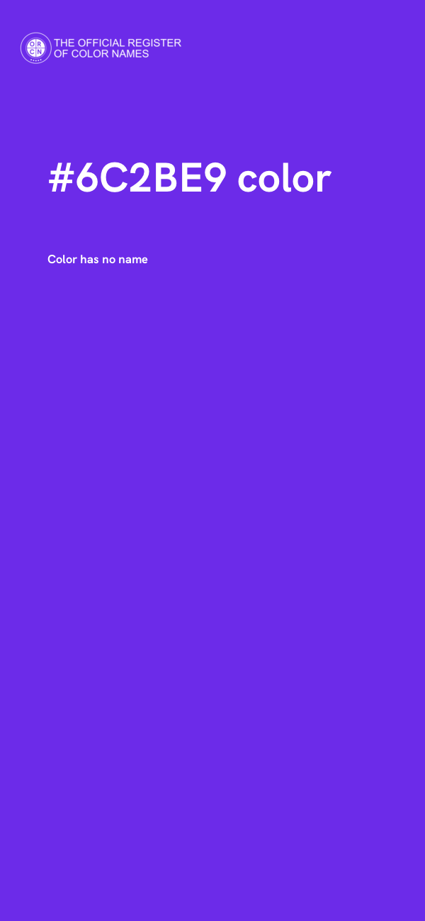 #6C2BE9 color image