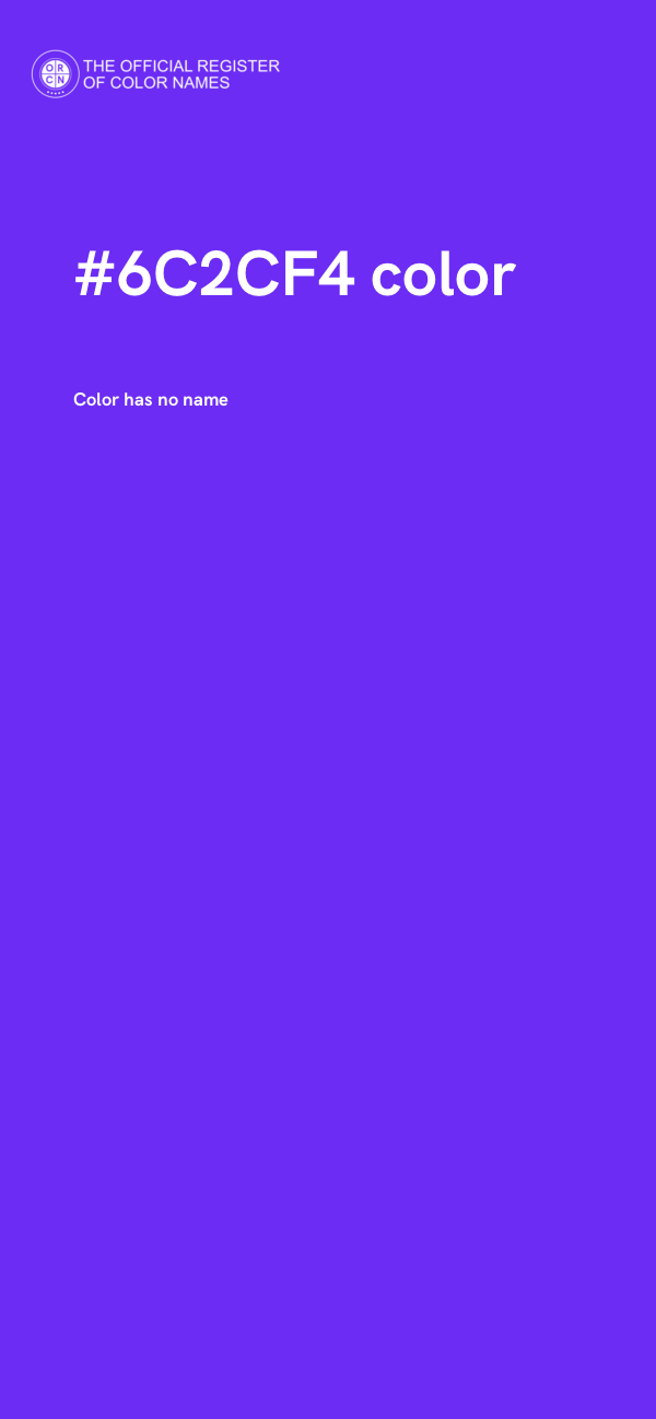 #6C2CF4 color image