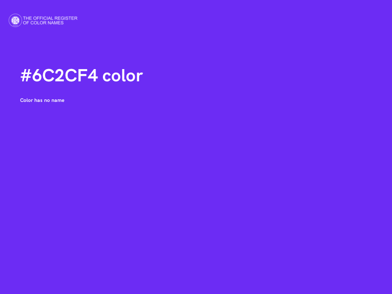#6C2CF4 color image