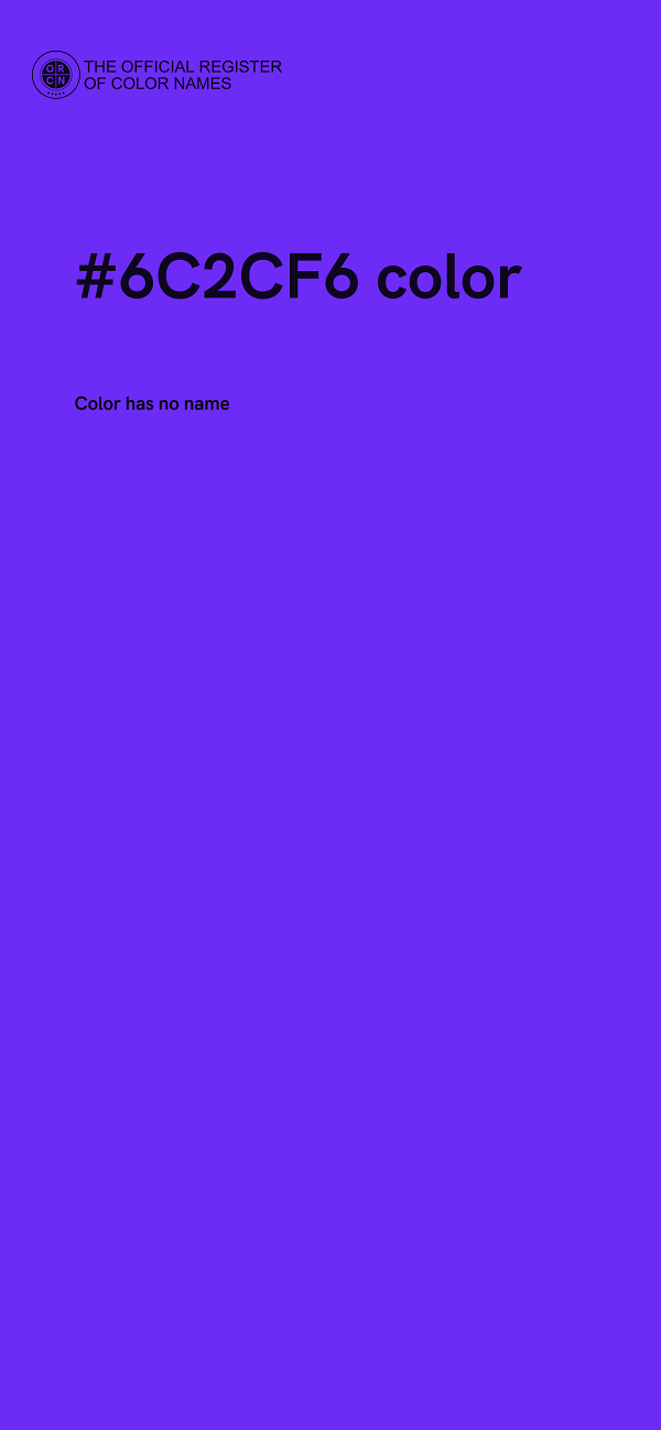 #6C2CF6 color image