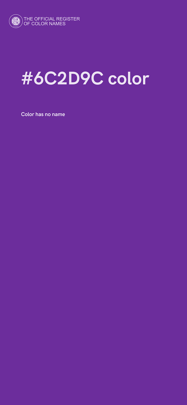 #6C2D9C color image