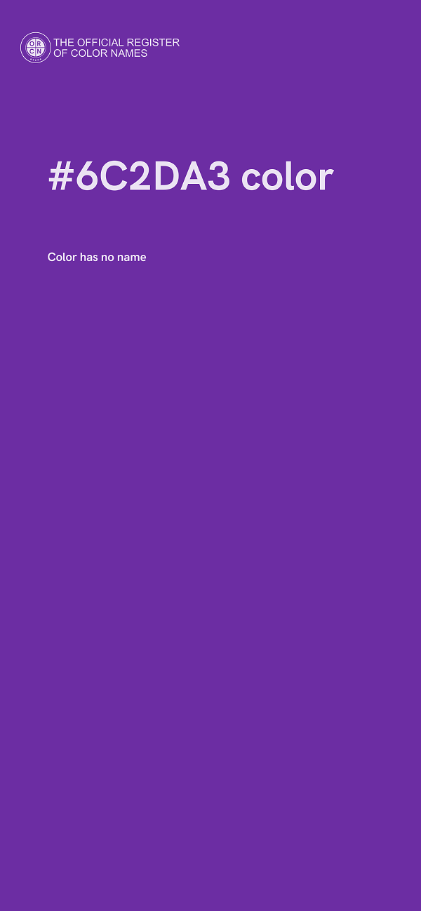 #6C2DA3 color image