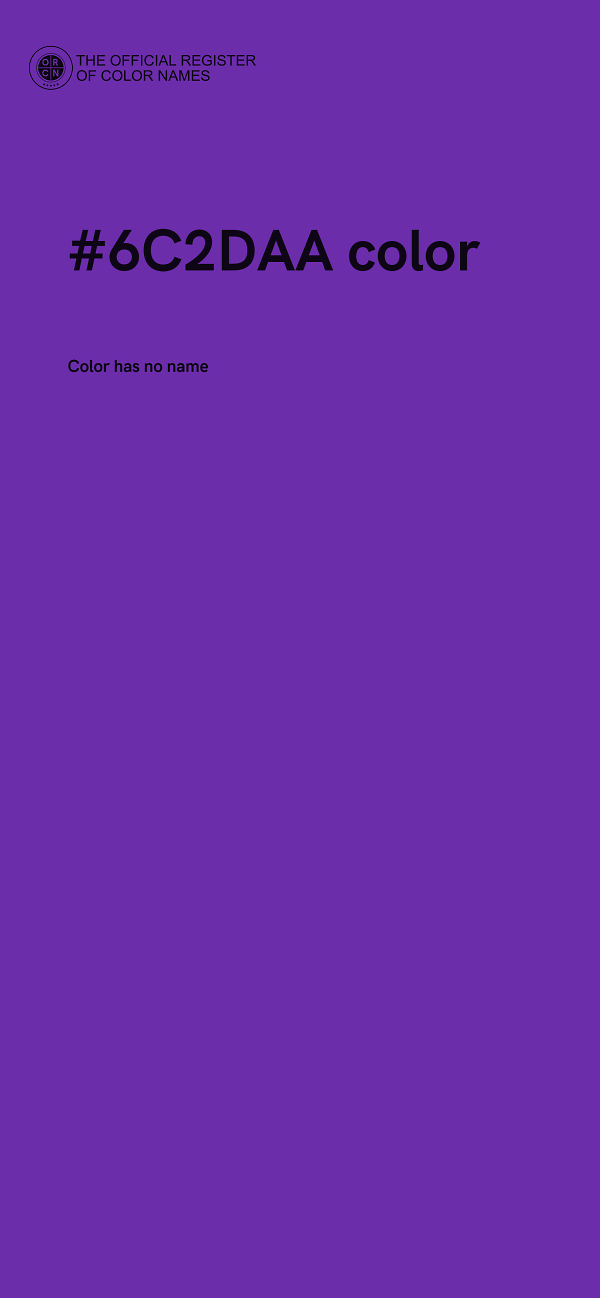#6C2DAA color image