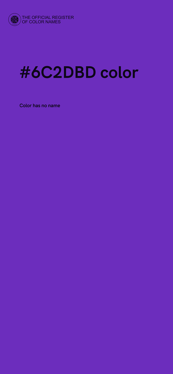 #6C2DBD color image