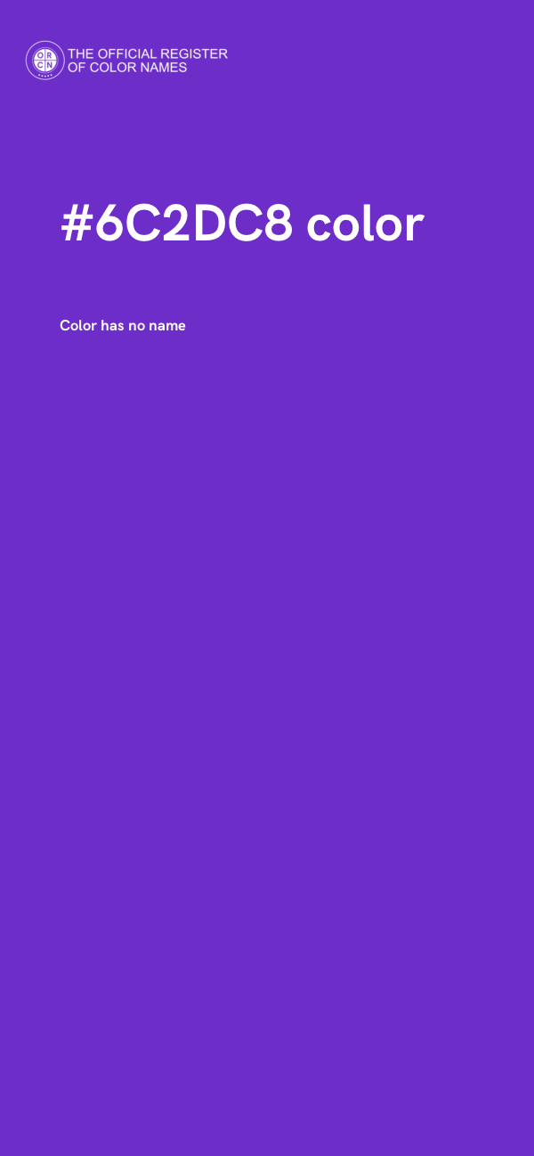 #6C2DC8 color image