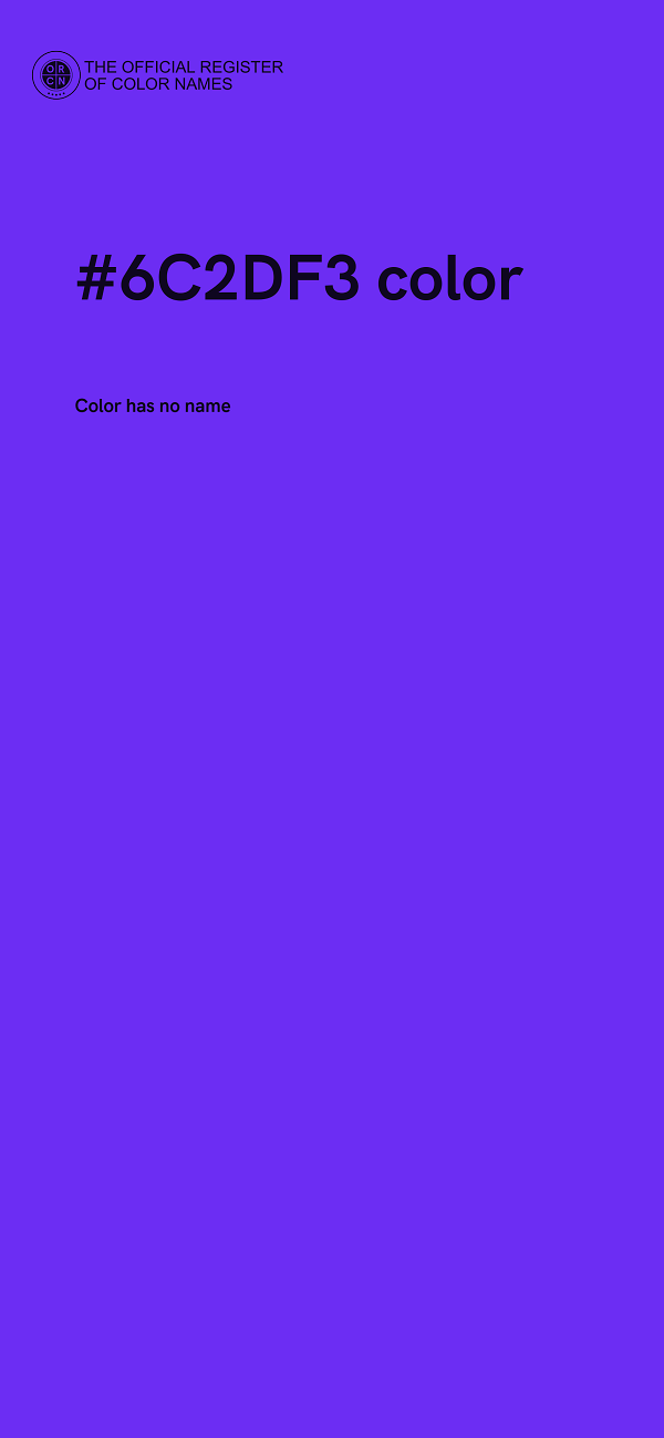 #6C2DF3 color image