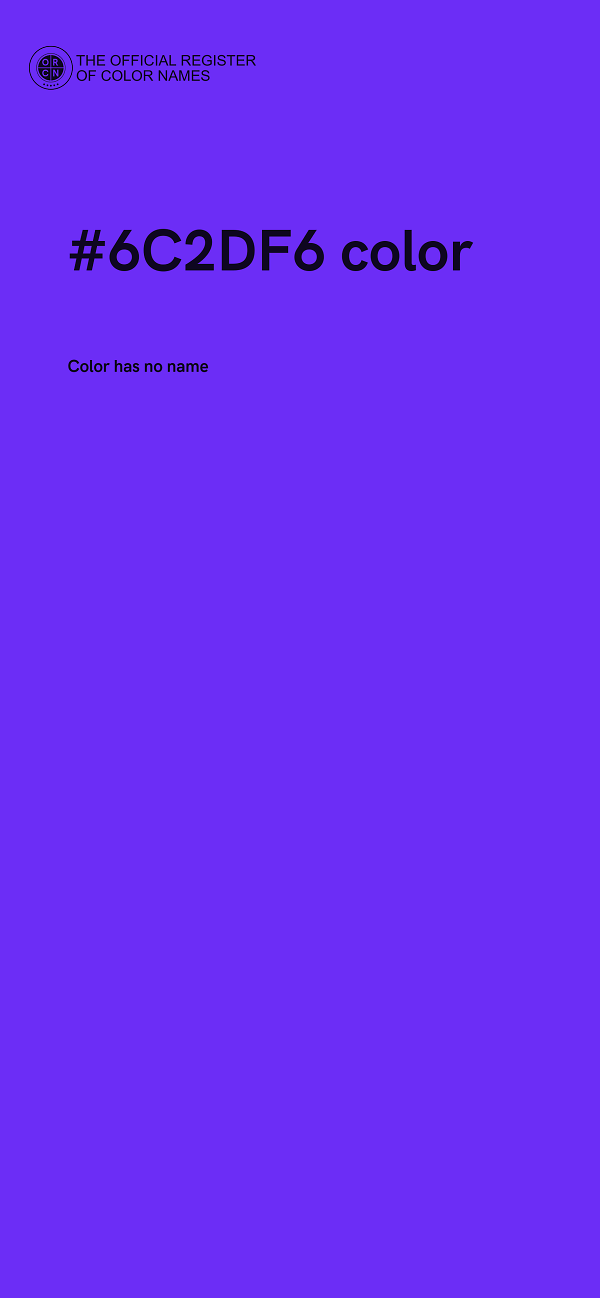 #6C2DF6 color image
