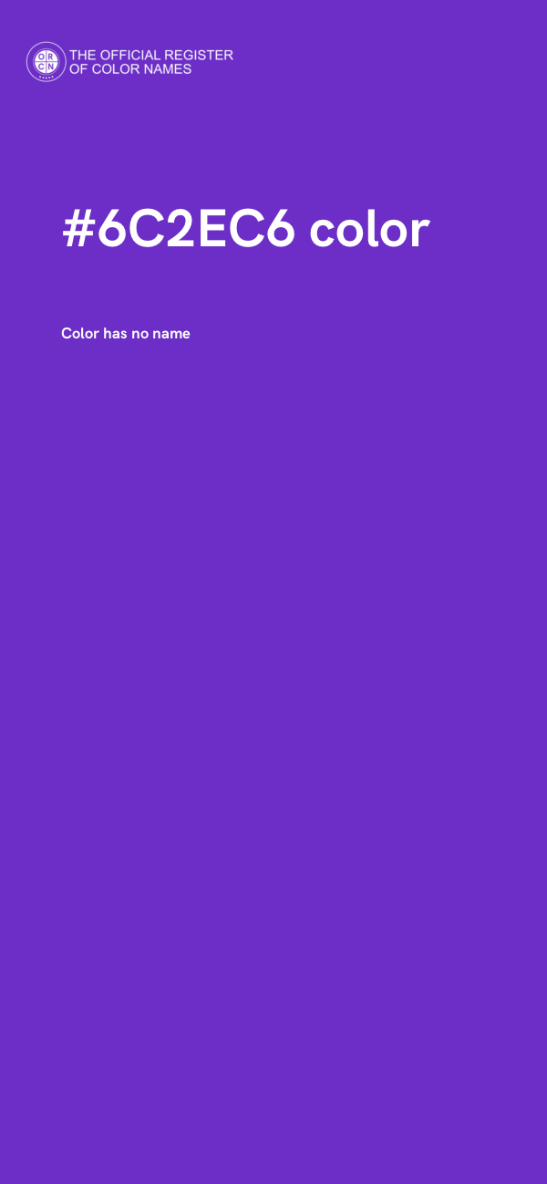 #6C2EC6 color image