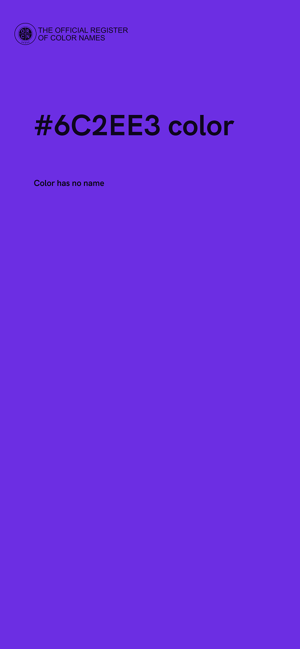 #6C2EE3 color image