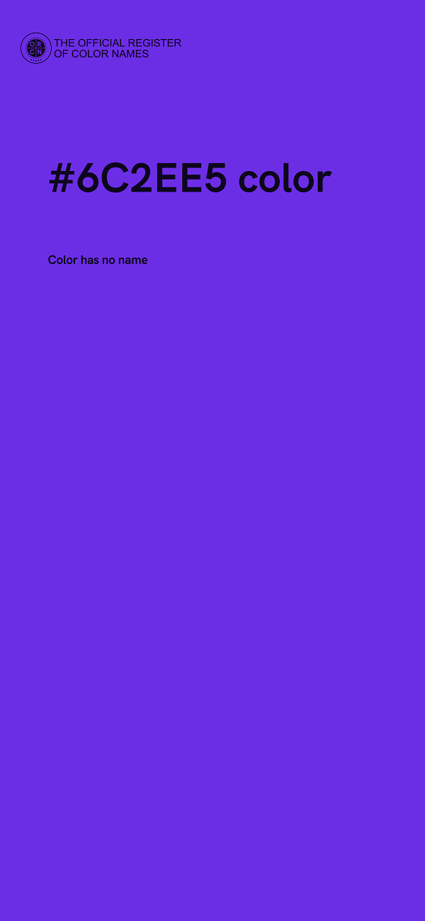 #6C2EE5 color image