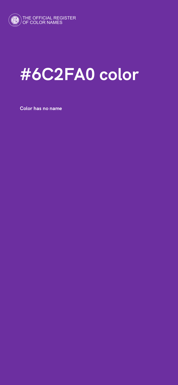 #6C2FA0 color image