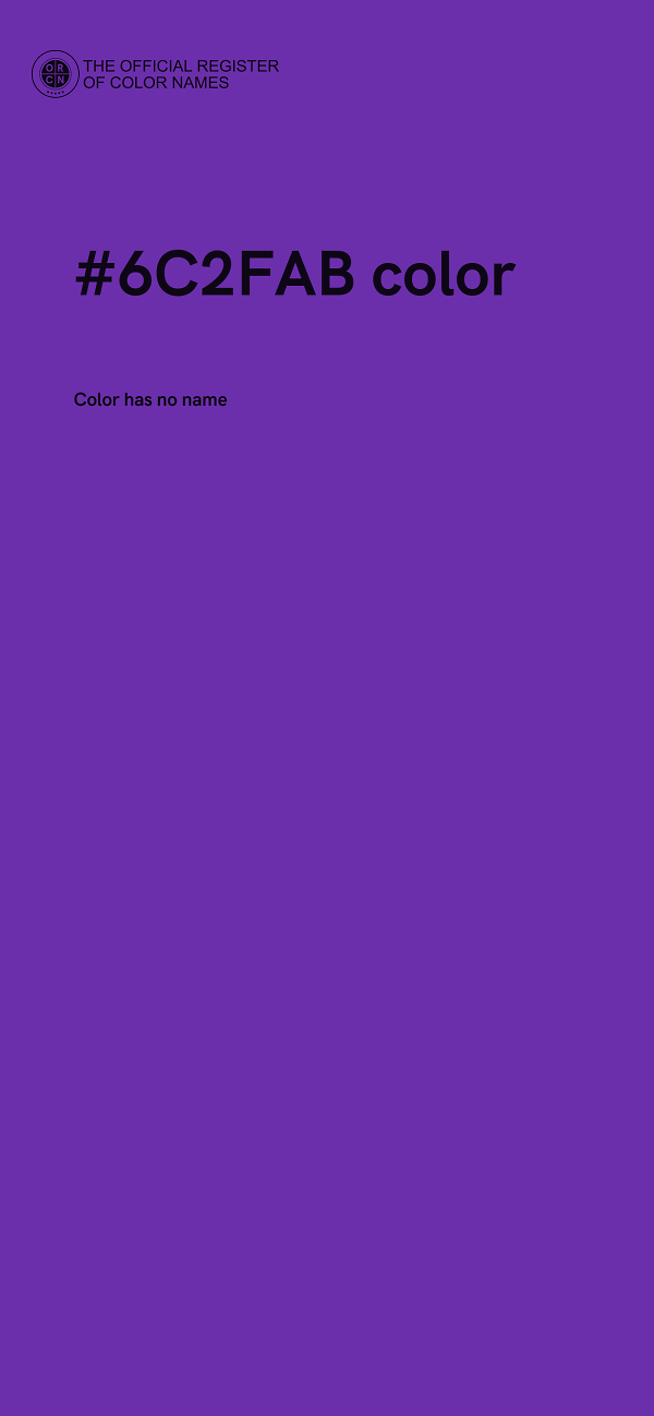 #6C2FAB color image