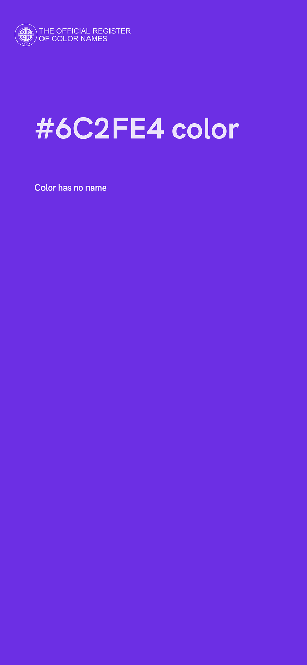 #6C2FE4 color image