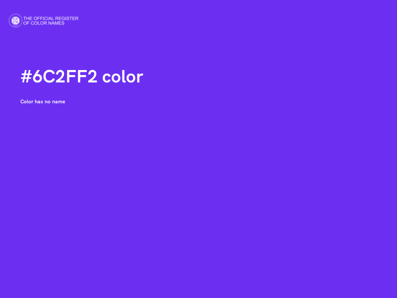 #6C2FF2 color image