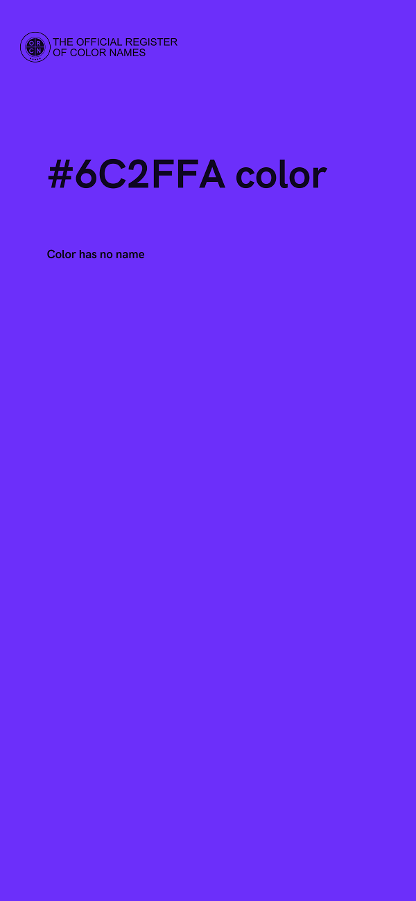 #6C2FFA color image
