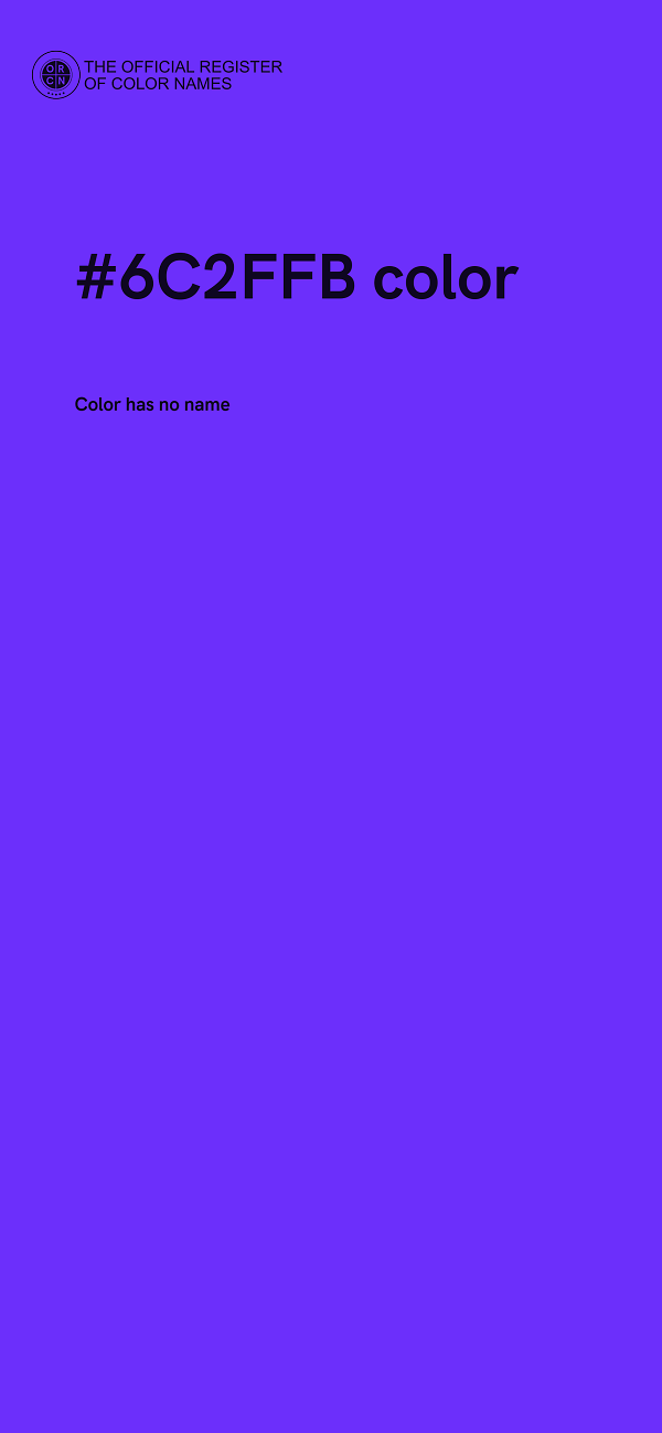 #6C2FFB color image
