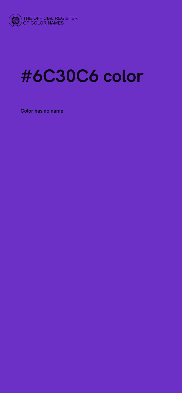 #6C30C6 color image