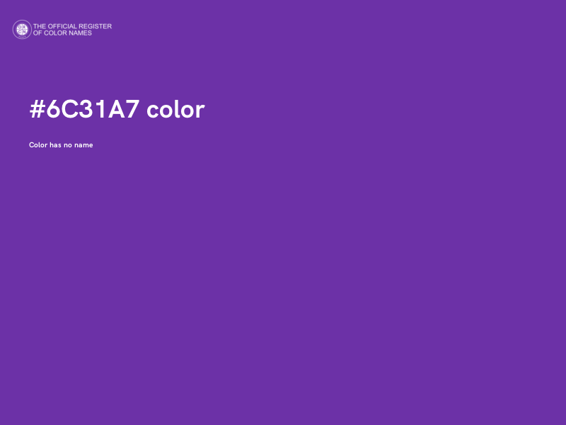 #6C31A7 color image