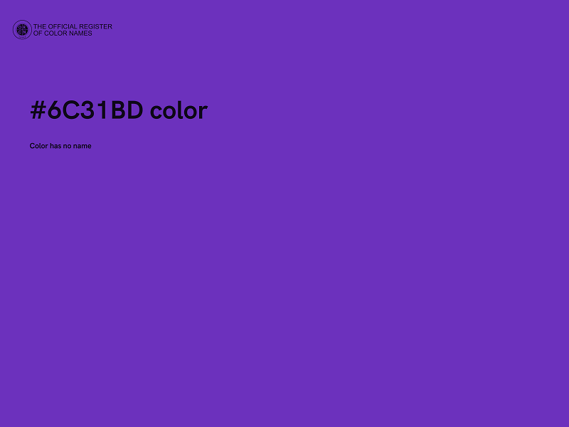 #6C31BD color image