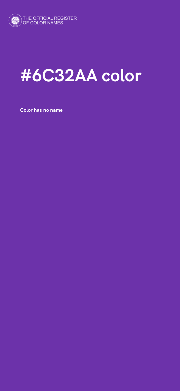 #6C32AA color image