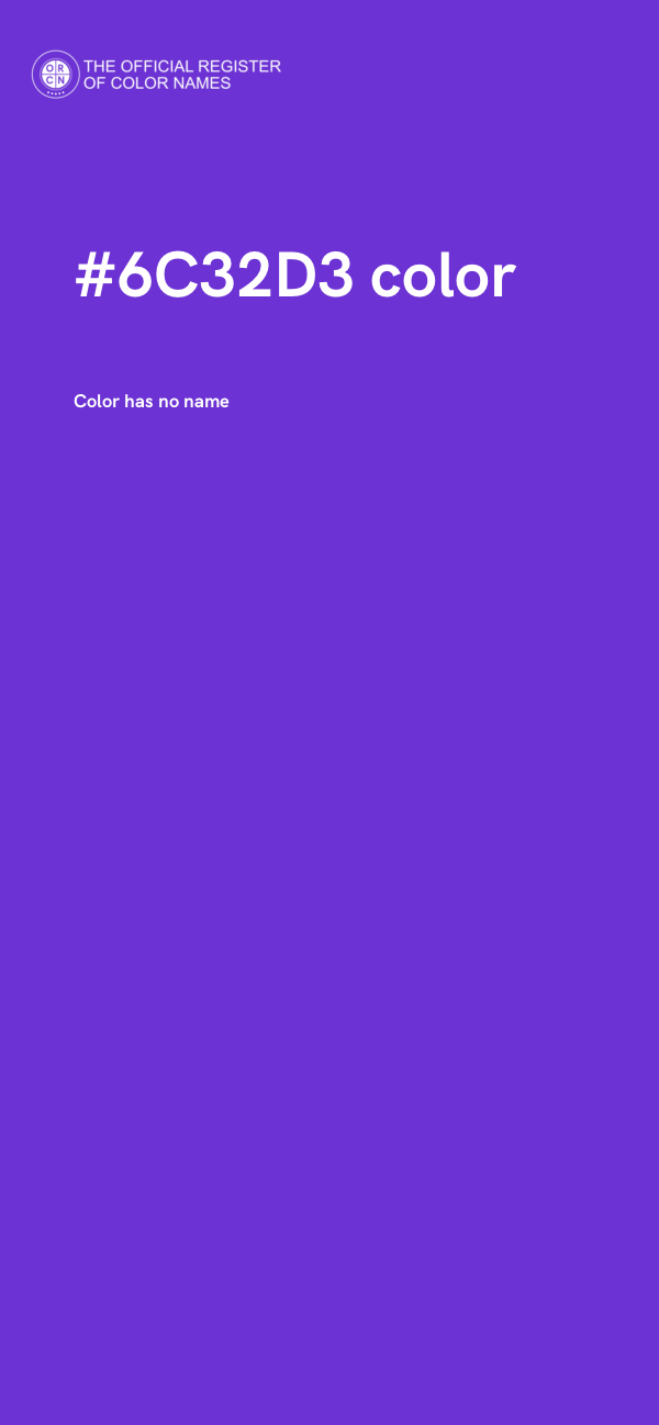 #6C32D3 color image