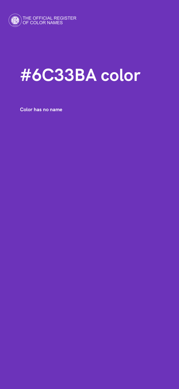 #6C33BA color image