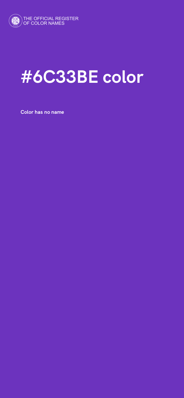 #6C33BE color image