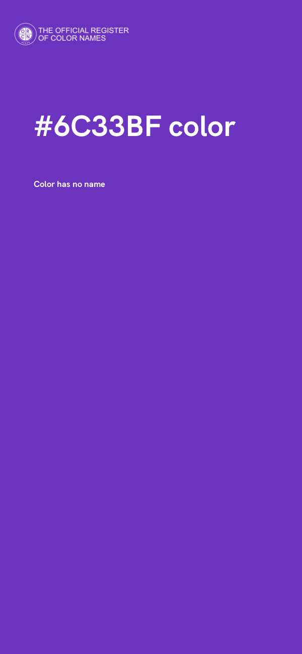 #6C33BF color image