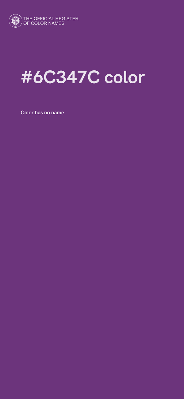 #6C347C color image