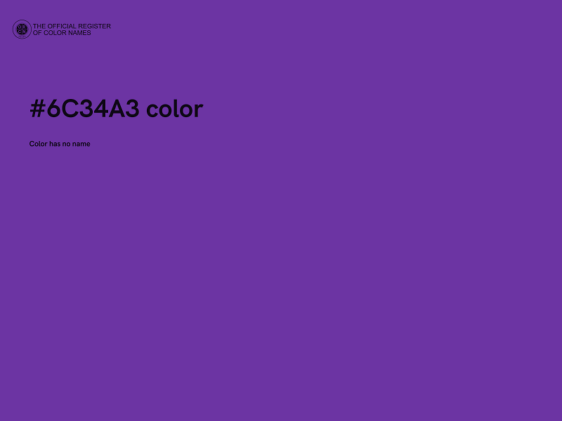 #6C34A3 color image