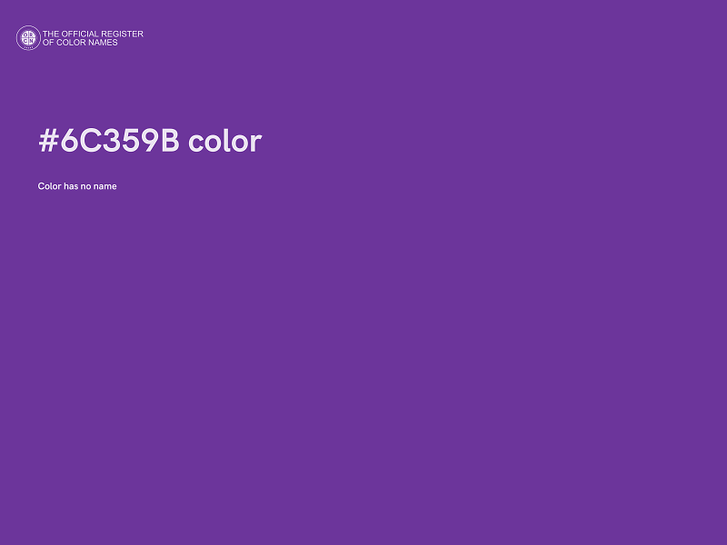 #6C359B color image