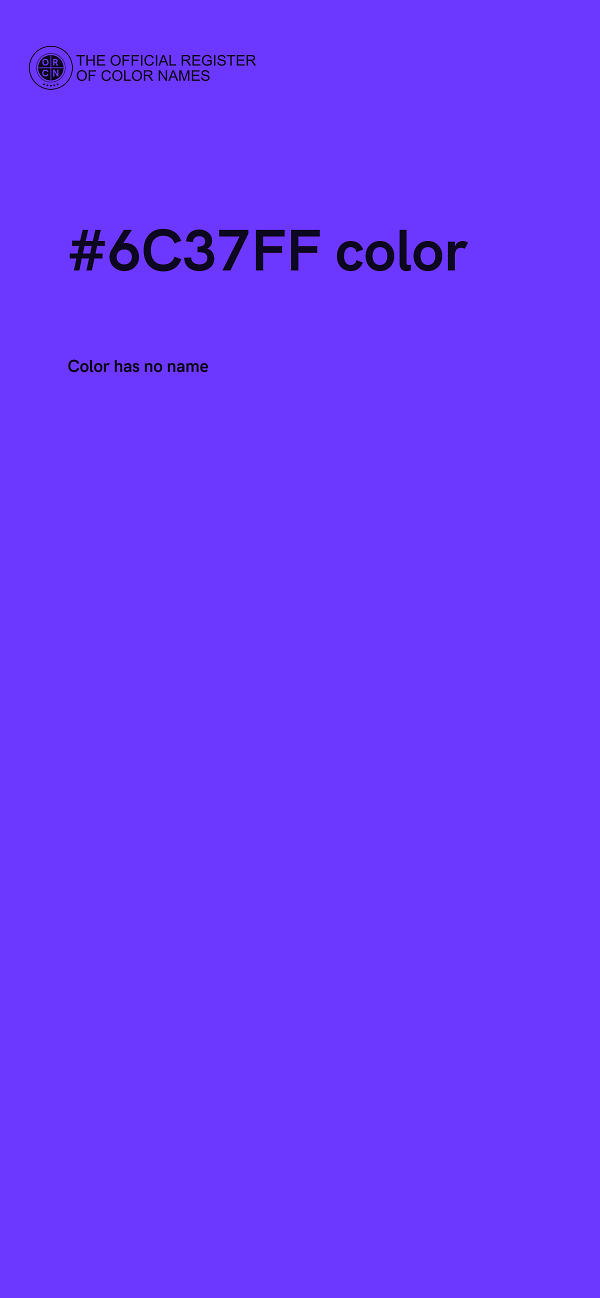 #6C37FF color image