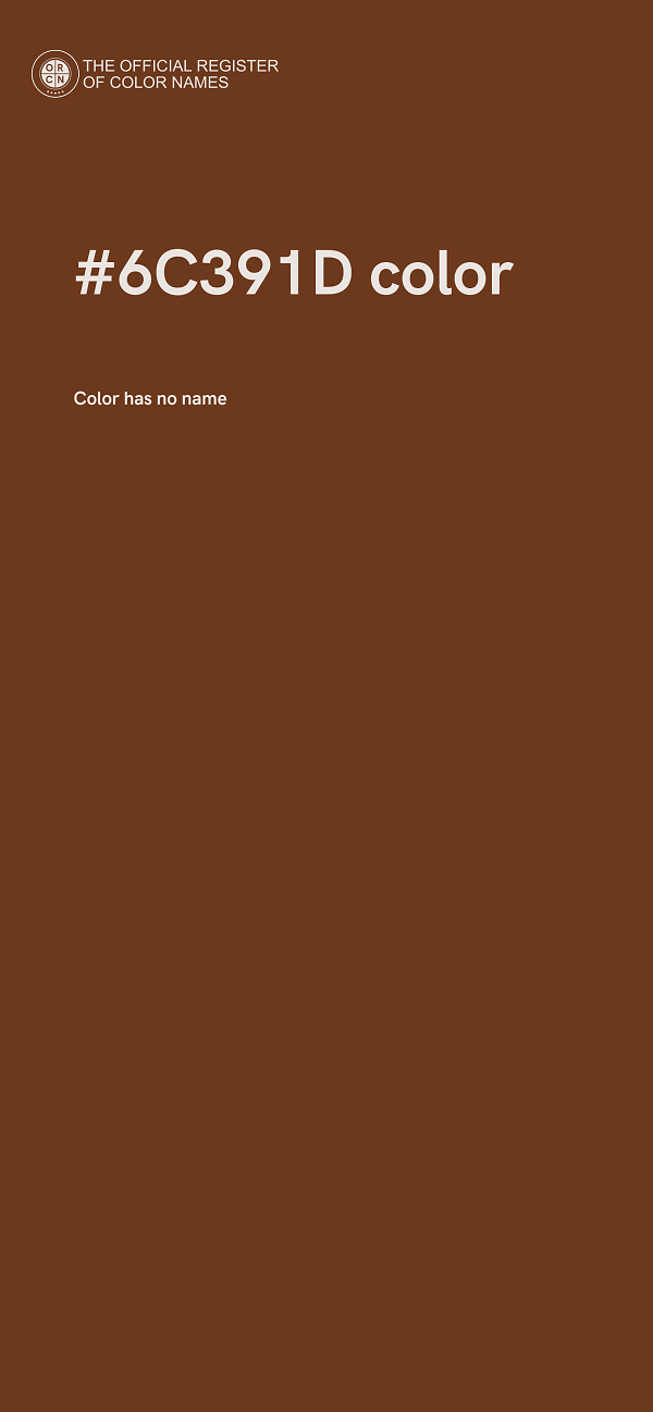#6C391D color image