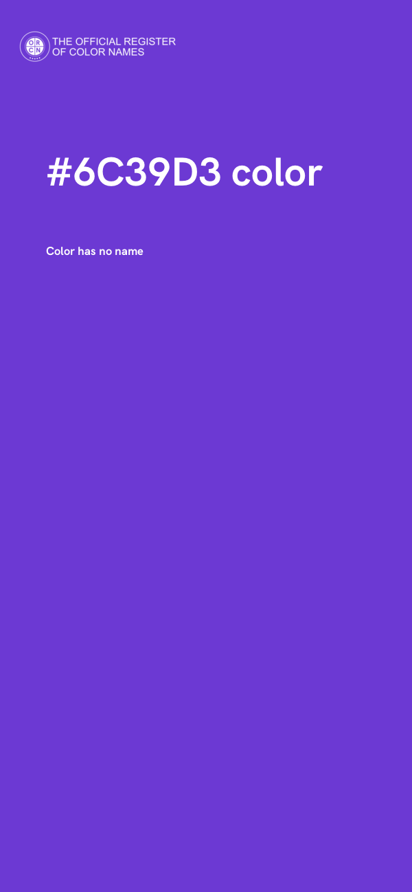 #6C39D3 color image