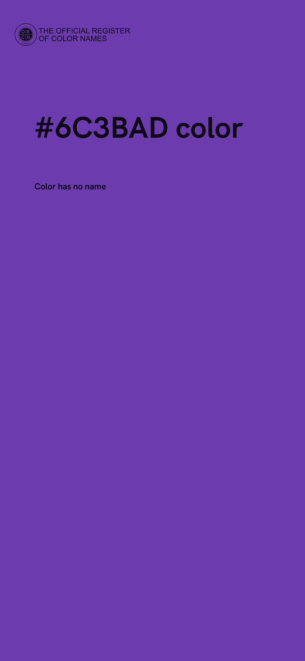 #6C3BAD color image