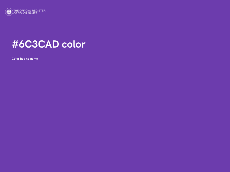 #6C3CAD color image