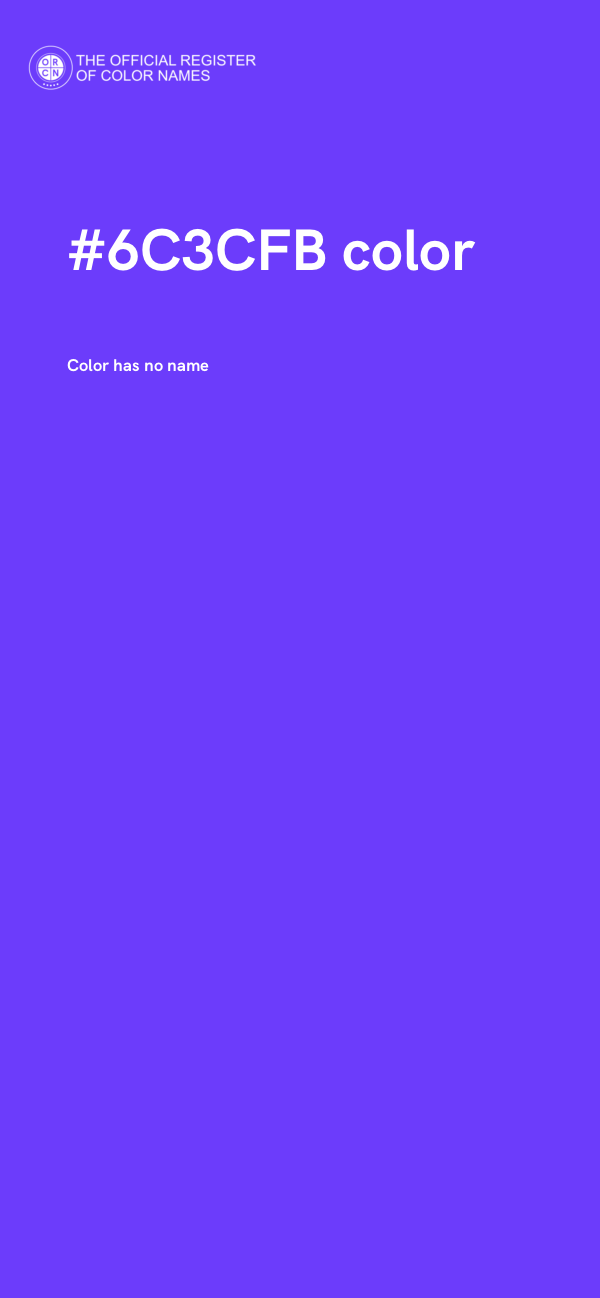 #6C3CFB color image
