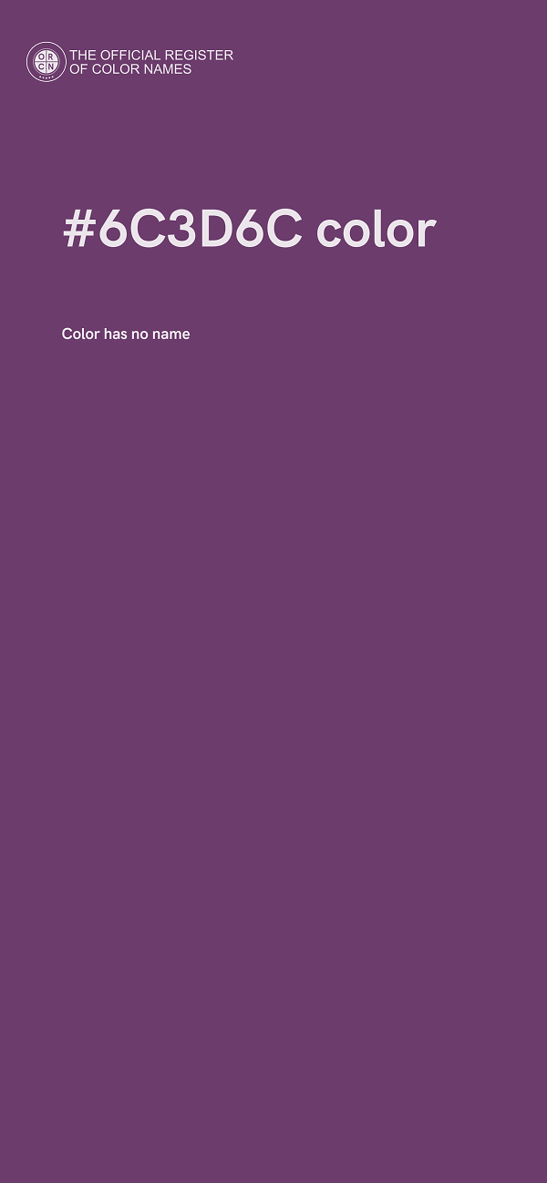 #6C3D6C color image