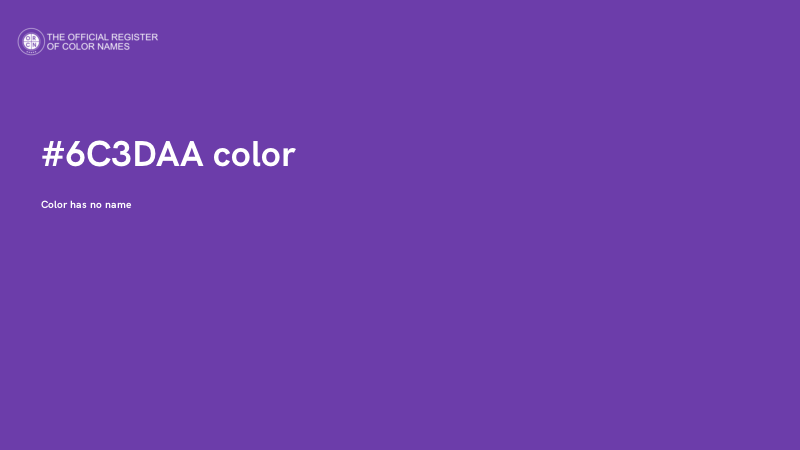 #6C3DAA color image
