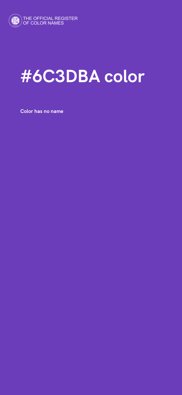 #6C3DBA color image