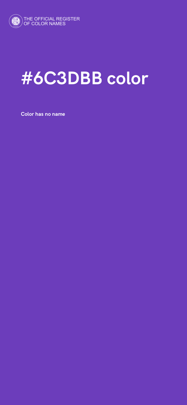 #6C3DBB color image