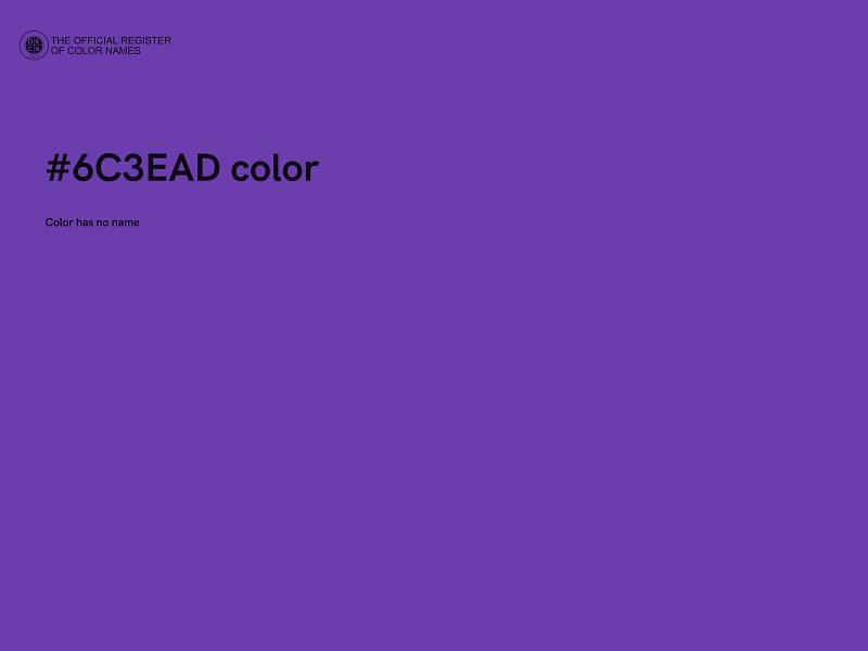 #6C3EAD color image