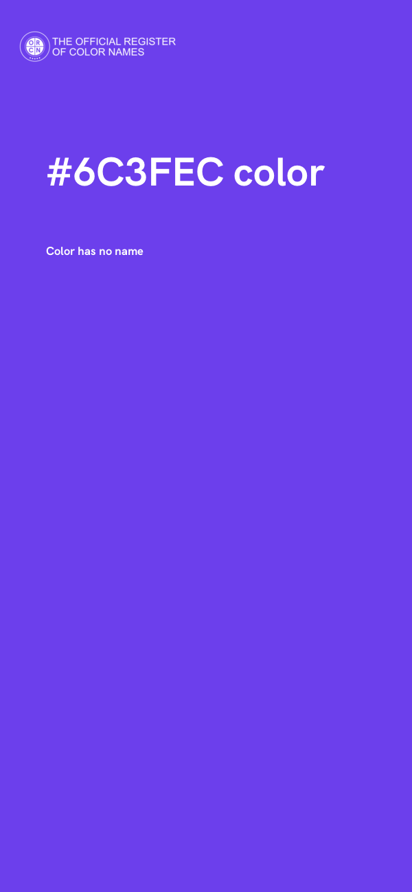 #6C3FEC color image