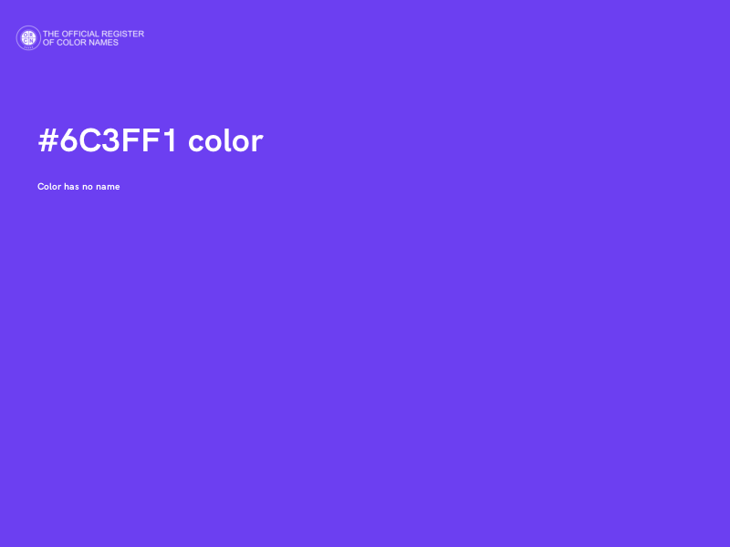 #6C3FF1 color image