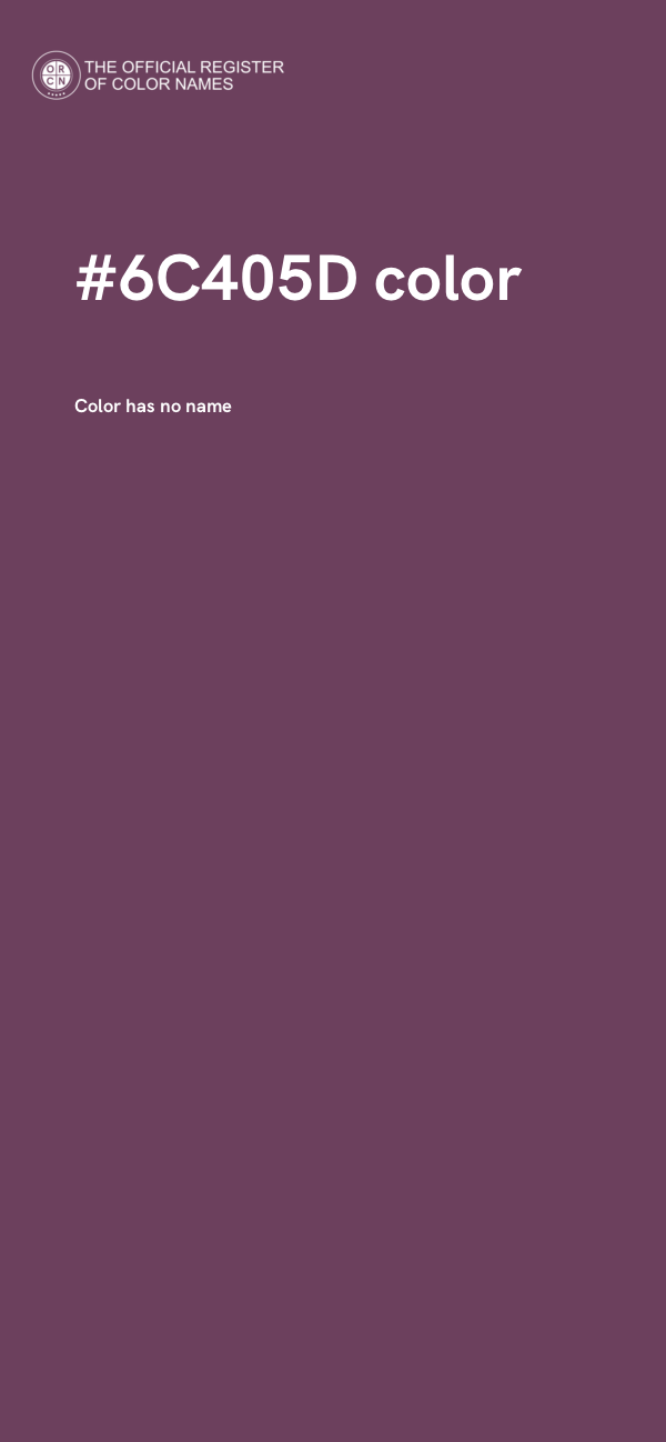 #6C405D color image