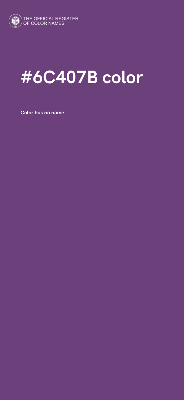 #6C407B color image
