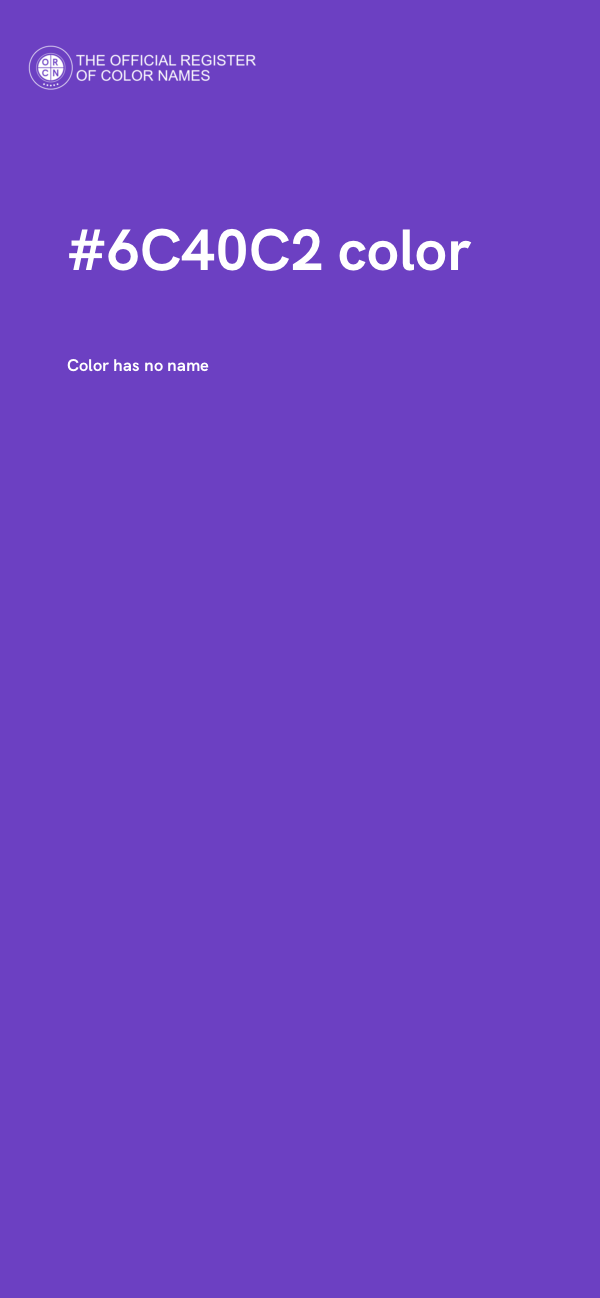 #6C40C2 color image