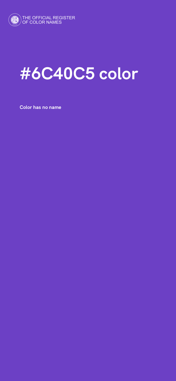 #6C40C5 color image