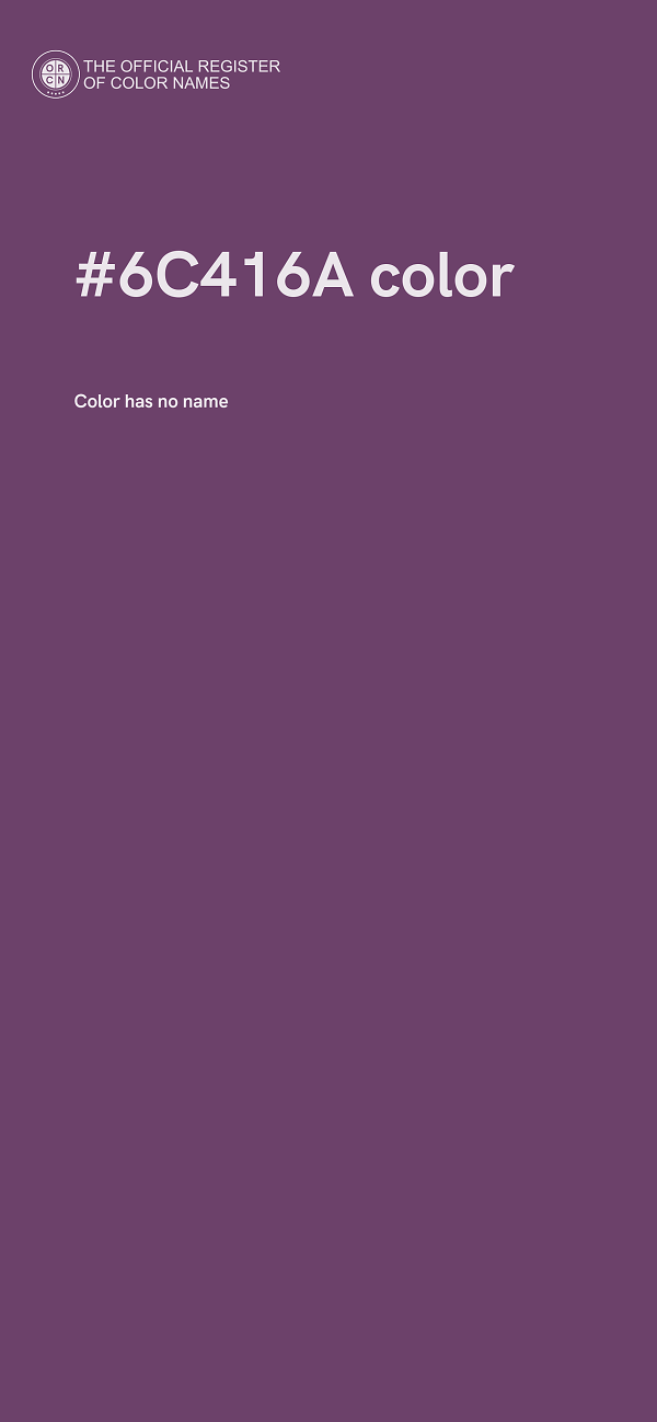 #6C416A color image