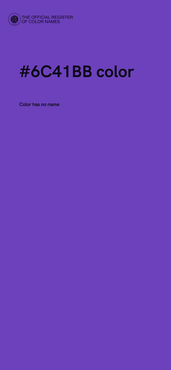 #6C41BB color image